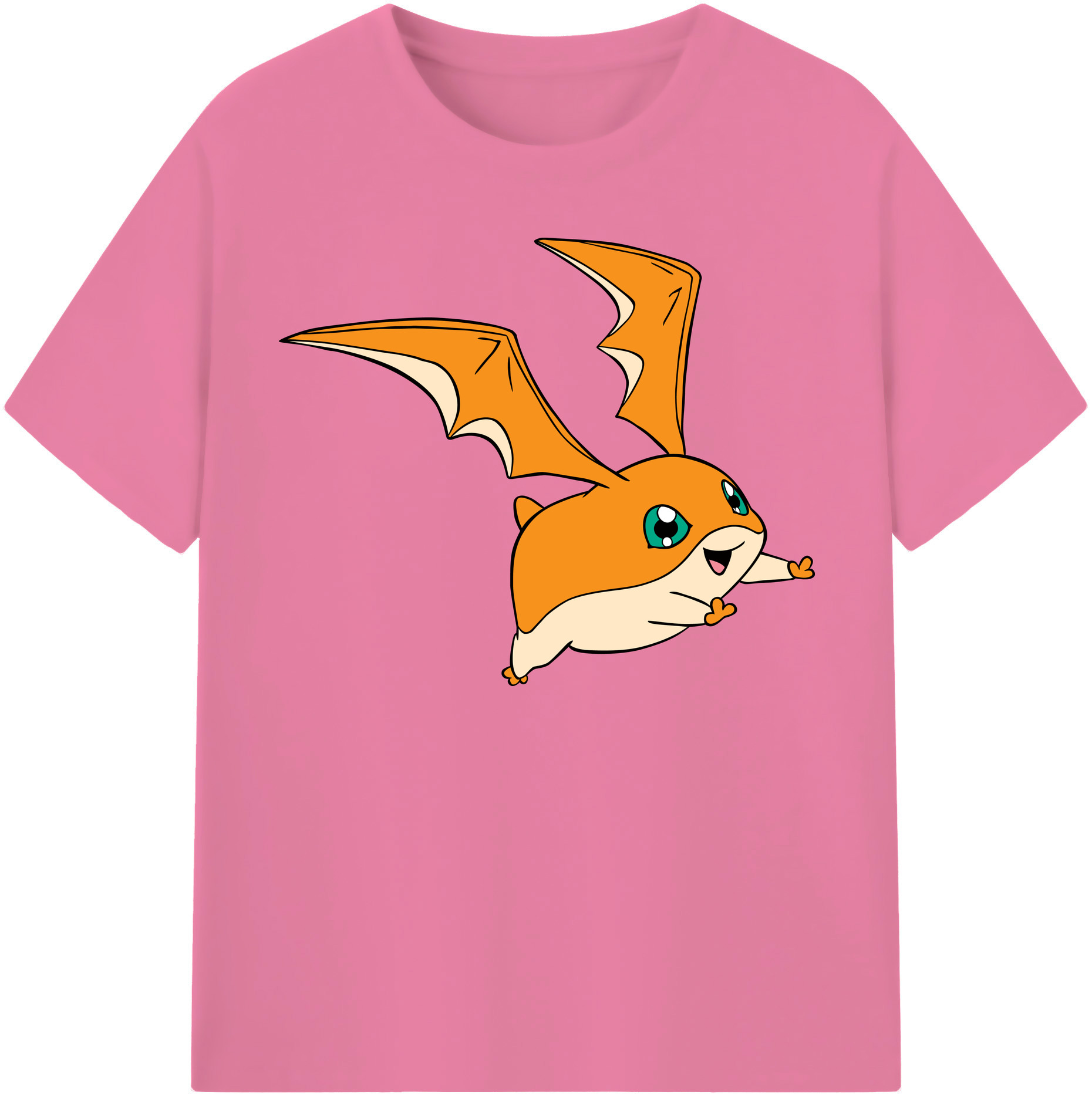 （画像用） Digimon デジタルモンスター/デジモン 綿100％半袖Tシャツ（フロントプリント）